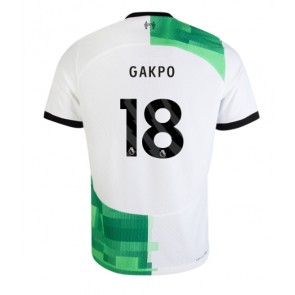 Liverpool Cody Gakpo #18 Bortatröja 2023-24 Kortärmad